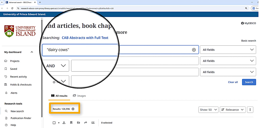 dairy cows in quotation mark