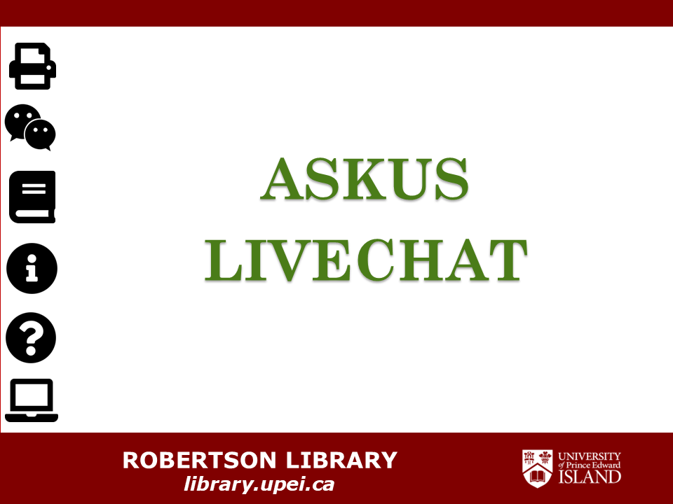 AskUS live chat title slide